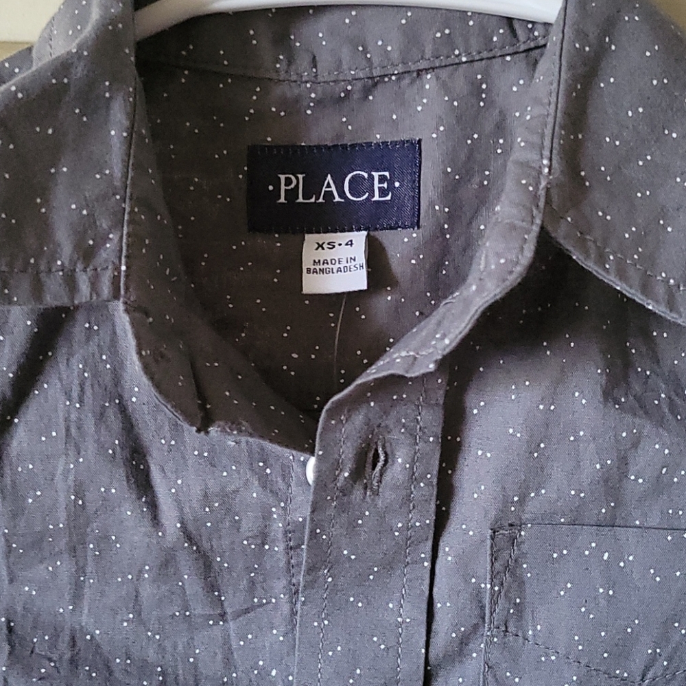 Boys casual short sleeve shirt